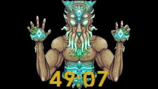 Terraria Beat in 4907 Set Seed former WORLD RECORD [upl. by Ettenahc]