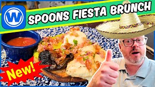 NEW CHEAP BREAKFAST ITEM at WETHERSPOONS  Review of the FIESTA BRUNCH [upl. by Fransen288]