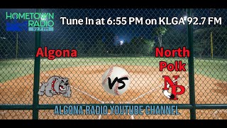 Algona vs North Polk 2024 Postseason Baseball [upl. by Ykcub]