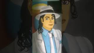 pintura artesanal de Michael Jackson obradearte pinturaartistica michaeljackson [upl. by Notnats102]