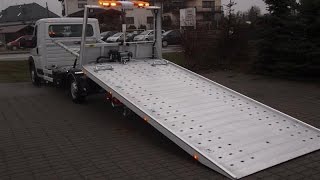 HYDRAULICZNA AUTOLAWETA FIAT DUCATO  POLMAR EUROPEJSKA HOMOLOGACJA EUROPEAN APPROVAL [upl. by Tap]