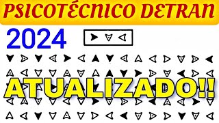 exame psicotécnico detran 2024 psicotécnico detran 2024 teste psicotécnico detran 2024 psicoteste [upl. by Daigle]