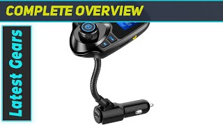 Nulaxy KM18 – Best Bluetooth FM Transmitter for Your Car [upl. by Okubo]