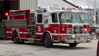 Manchester NH Fire Department Engine 6 Responding [upl. by Starling]