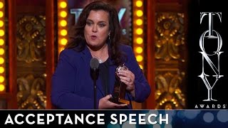 2014 Tony Awards  Rosie ODonnell  Isabelle Stevenson Award [upl. by Irec]