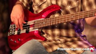 Review Demo  Aria IGBRC 4String Bass [upl. by Acirahs177]