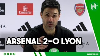 LIVE  Mikel Arteta after Arsenal 20 Lyon  Emirates Cup [upl. by Rehpotsyrk]