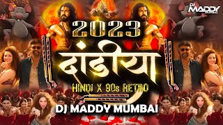 Dandiya 2024  Hindi amp Retro  DJ Maddy Mumbai  Nonstop Garba Dj Song  Trending Songs [upl. by Jeu]