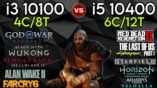 i3 10100 vs i5 10400  How Big Difference  Test In 14 Games  ft RTX 4070 Super [upl. by Hiltner]