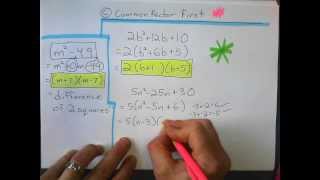 Factorising Quadratics [upl. by Rhys68]