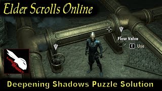 ESO Deepening Shadows Puzzle Solution Clockwork City Align the flow valves [upl. by Dagall213]