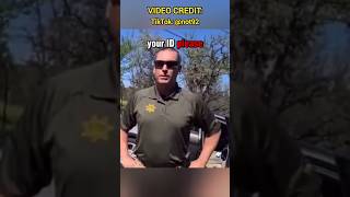 ID Refusal Cop Tries To Violate 4th Amendment Right shorts [upl. by Godrich882]