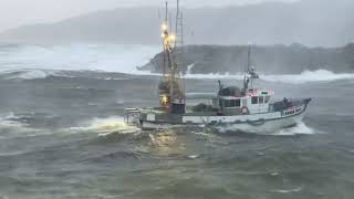 Fishing boat bar crossing rough conditions￼ [upl. by Laehplar]