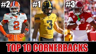 Top 10 CORNERBACKS In The 2024 NFL Draft  Post Season Rankings [upl. by Tollmann]