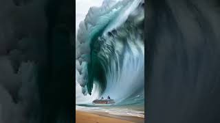 Cruise vs Tsunami Wave Will It Sink or Swim [upl. by Barbe]