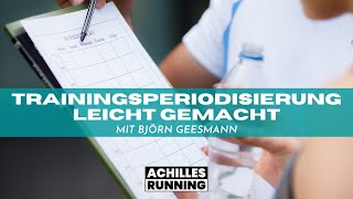 Trainingsperiodisierung leicht gemacht  ACHILLES RUNNING Podcast [upl. by Mimajneb183]