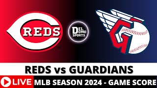 CINCINNATI REDS VS CLEVELAND GUARDIANS LIVE ⚾️ MLB Game Score Radio PlaybyPlay SEP 25 2024 [upl. by Shevlo]