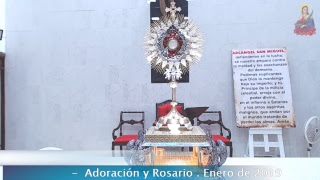 Misa de hoy enAdoración y Rosario de intercesión Enero 12 Padre Ronal Pulido [upl. by Ellenar]