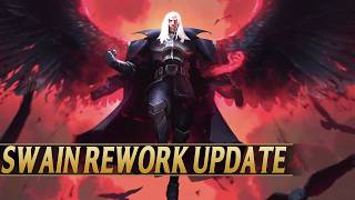 SWAIN REWORK NEW ABILITIES UPDATE  League of Legends [upl. by Neraj574]