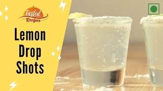 NonAlcoholic Lemon Drop Shots Recipe  TastedRecipes [upl. by Ardnasyl]