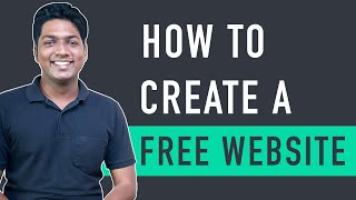 How To Create A Free Website  with Free Domain amp Hosting [upl. by Dibru]