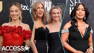 Jennifer Aniston Reese Witherspoon amp More Critics Choice Awards Fashion [upl. by Nosidam281]