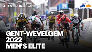 A historic GentWevelgem  2022 GentWevelgem  Highlights  Eurosport [upl. by Ruder]