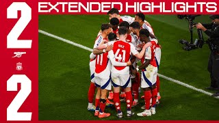 EXTENDED HIGHLIGHTS  Arsenal vs Liverpool 22  Saka scores his 50th Premier League goal [upl. by Fagan]