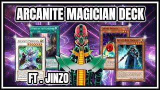 THE ARCANITE MAGICIAN SYNCHRO DECK FT JINZO YuGiOh Duel Links [upl. by Lrae]