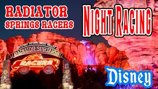 Radiator Springs Racers  NIGHT RACE [upl. by Drawets]