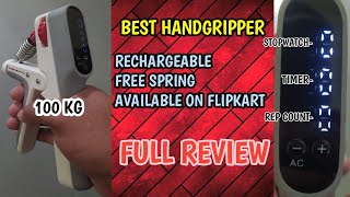 Adonyx 100kg Handgripper Full Review Triple Display Best Adjustable Handgripper in India [upl. by Lulita346]