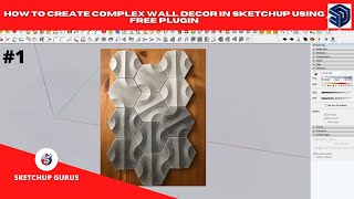 SKETCHUP TUTORIAL  MAKING COMPLEX MODEL [upl. by Ravens]