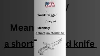 How to Pronounce Dagger in American Accent Correctly americanaccent americanpronounce [upl. by Airtemad]