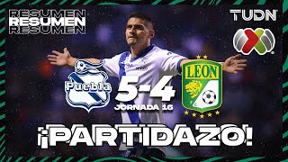 HIGHLIGHTS  Puebla 54 León  AP2023J15  Liga Mx  TUDN [upl. by Drahnreb165]