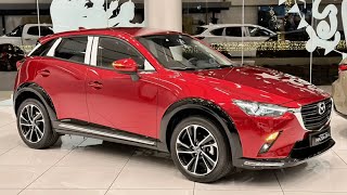 New Mazda CX 3 Sport  2025   15L Luxury SUV  Red Color Exterior and Interior Review [upl. by Dugald]