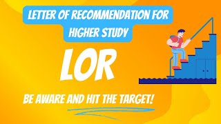 Letter of Recommendation for Higher Study  LOR for PhD  LOR কাদের থেকে নিবেন shorts students [upl. by Nilad]