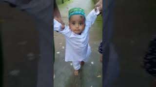 হাটি হাটি পা পা 😍 Hati hati pa pa song amp baby fits step mashallah [upl. by Travers488]