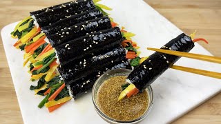 Mini kimbap and dipping sauce recipe [upl. by Williams265]