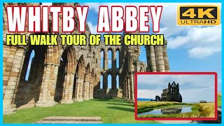 Whitby Abbey Monastery  The home of Dracula  North Yorkshire England [upl. by Llebana]