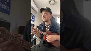 Nine Ball by Zach Bryan cover ukulele countryfolk [upl. by Michaela]