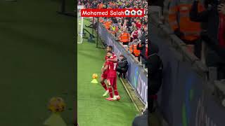 Mohamed Salah GoooooLazoooo Liverpool vs Aston Villa premierleague shorts sports [upl. by Hairu198]