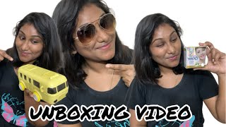 UNBOXING VIDEO Online Shopping Unique Bus Water Bottlejenita youtubefeed unboxingvlog vlogs [upl. by Liek]