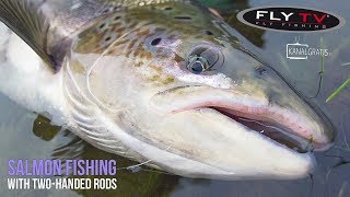 FLY TV  Salmon Fishing with TwoHanded Rods German Subtitles [upl. by Akitahs334]