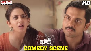 Khakee Movie Scenes  Karthi Rakul Preet Comedy Scene  Kharthi Rakul  HVinoth  Aditya Movies [upl. by Hobbs]