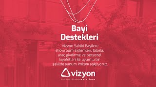 VİZYON BAYİ DESTEKLERİ  SHOWROOM DESTEĞİ [upl. by Jourdan382]