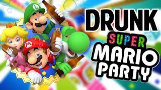 SUPER DRUNK MARIO PARTY  Gameplay [upl. by Anuahsar919]