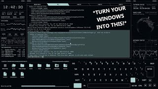 Edex UI Windows Hackers Theme for Windows 11  Change your Windows 11 Desktop to a Hackers Desktop [upl. by Kathrine132]