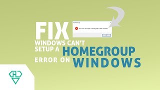 Windows Home Group  Fix Windows cant setup a Homegroup Error on Windows 108187 [upl. by Beauregard]