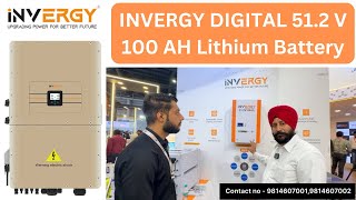 INVERGY DIGITAL 512 V 100 AH Lithium battery [upl. by Nylednarb]