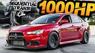 1000HP Evo X  Sequential Trans  55PSI  10000RPM 6 Year Build Transformation [upl. by Nevram]